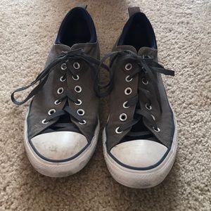 Grey Converse All Stars